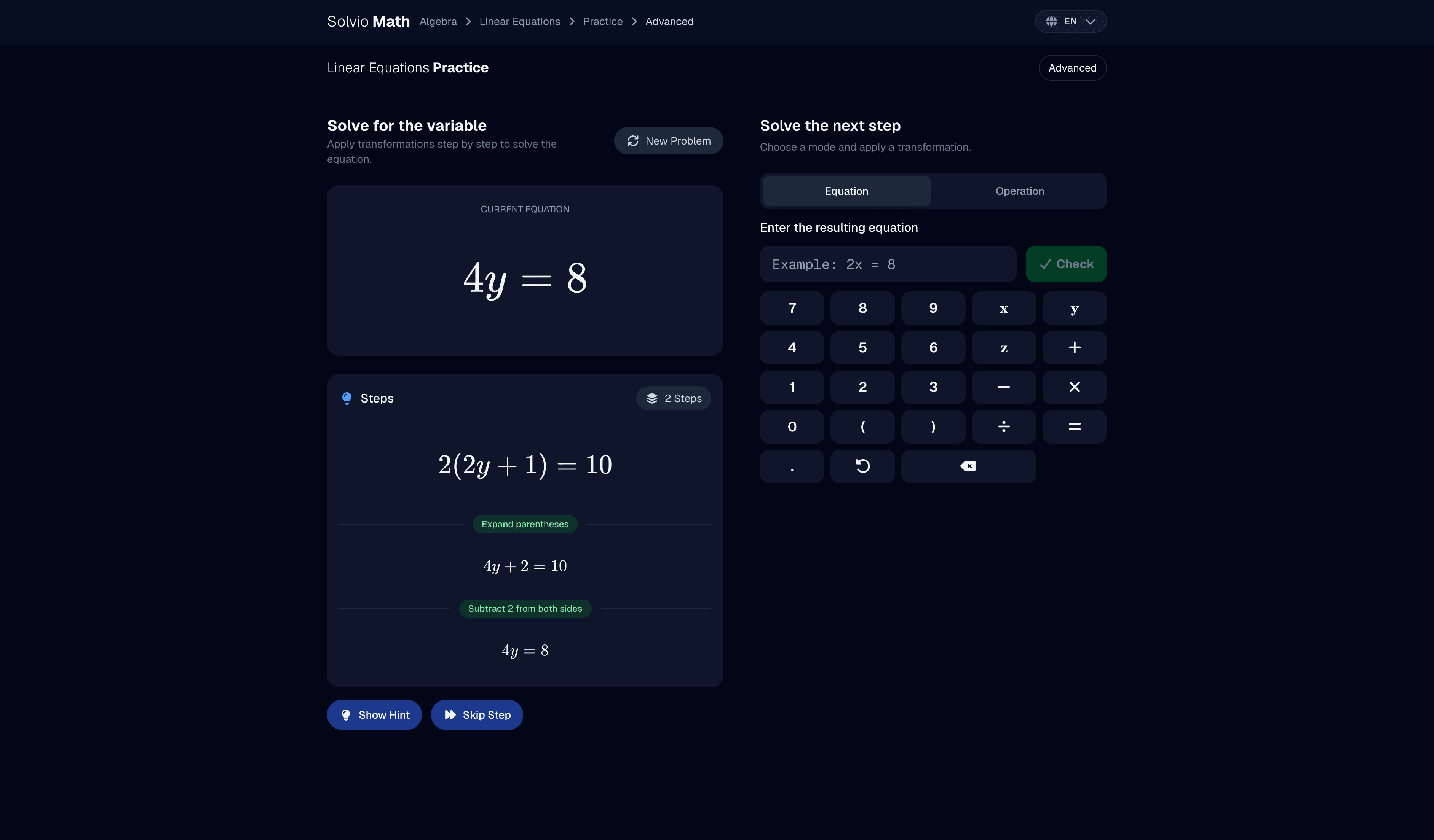 Solvio Math